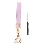 Ciieeo Armband-geldbörse Mit Schlüsselanhänger Für Taschenzubehör Dekoration Schlüsselbund Reiz Netter Daisy Schlüsselkettenbeutel Charme Geldbeutel Mehrzweck Mini Rosa Pu