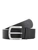 JACK & JONES Herren Jacharry Belt Noos Gürtel, Schwarz (Black/Jack & Jones), 80