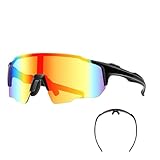 Lauf-Sonnenbrille – Sport-Sonnenbrille, UV-Schutz, Fahrradbrille, polarisiert, photochrom, leichter Rahmen, Brille für Männer und Frauen, , Wandern, Angeln, Autofahren, farbe, Refer to