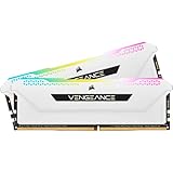 Corsair VENGEANCE RGB PRO SL 32GB (2x16GB) DDR4 3200 (PC4-25600) C16 1.35V Desktop Memory - Weiß
