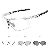 SCVCN Photochromatische Selbsttönend Fahrradbrille Herren Damen Sportsonnenbrille Klar Radsport Radfahren MTB Radbrille Laufen Volleyball Tennis Autofahren Angeln Softball Bergsteigen Golf Wandern 07