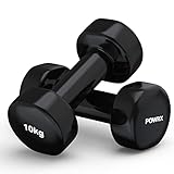 Vinyl Hanteln Paar I Kurzhanteln Gewichte ideal für Fitness Gymnastik Aerobic Pilates 0,5 kg – 10 kg I Kurzhantel 2er Set in versch. Farben und Gewichten