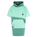 WAVE HAWAII Bade-Surf Poncho Damen & Herren Breese | Größe S/M, 155-185cm | 100% Baumwolle | Erwachsene | Travel- Handtuch mit hoher Wasserabsorption | Umziehhilfe Strand Erwachsene