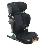 Chicco Fold & Go i-Size, Kindersitz 100-150 cm, Verstellbarer Kinderautositz für Kinder 3-12 Jahren (15-36 kg), Gruppe 2/3, Falt- und Tragbar, mit Seitenschutz, Verstellbare Höhe und Breite, Schwarz