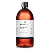 Naissance Weizenkeimöl Nativ (Nr. 239) - 900 ml - Rein und Natürlich - für Haare, Haut, Gesicht, Kosmetik, Massage