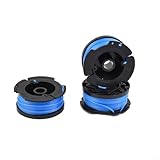Pumixiy Trimmerspule und Schnur für Black & Decker BD032, 1,5 mm automatischer Vorschubkopf, 10 m Schnur, Snap-In-Ersatzteil, kompatibel mit GL545, GLC2500, ST7200, MTC220