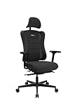 Topstar Sitness RS Pro 2020 Bürostuhl, Kunststoff, schwarz/schwarz, One Size