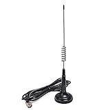 UAYESOK CB-Funkantenne 27MHz Auto Mobile Magnetische Halterung Antenne 13.7inch mit Heavy Duty Magnetfuß mit Koaxialkabel RG-58U 4M PL-259 für LKW Präsident Midland Cobra Uniden Anytone Cb Radio Kit