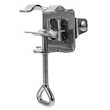 iplusmile Sonnenschirmhalter Klemme Verzinktem Tragbarer und Stabiler Schirmhalter für Balkon Terrasse und Strand Wetterfeste Halterung für Outdoor Sonnenschirme Einfach Montierbarer