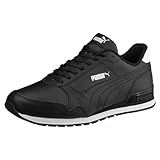 PUMA Unisex ST Runner v2 Full L Low-Top Trainer, 41 EU, Puma Black-Puma Black-Puma White