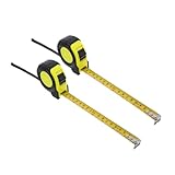 Gatuida Einziehbares Maßband mit Dicker Wasserdichter Messbandrolle Präzises Duales Maßband für Genaue Messungen im Innen Außenbereich Leicht und Tragbar für Profis und Heimwerker