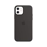 Apple Silikon Case mit MagSafe (für iPhone 12 | 12 Pro) - Schwarz - 6.1 Zoll