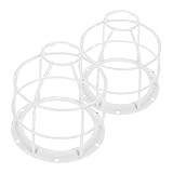 Gadpiparty 2 Stück Feuermelder Schutzgitter Robuste Schutzabdeckung für Rauch und Hitzemelder Einfache Montage Zuverlässiger Halter und Schmutzabweisend für Zuhause und Büro