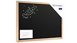 ALLboards Schwarze Kreidetafel 70x50 cm, ECO-Holzrahmen, Schwarz, Schreibtafel, Kreide, Kreidetafel zum aufhängen, Tafel schwarz, Kreidetafel mit Holzrahmen, Wand Tafel Holz, Tafel gastronomie