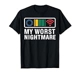 Low Low Kein WLAN Mein schlimmster Albtraum Funny Tech T-Shirt