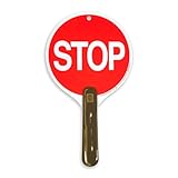 Liontouch - Stop & Go-Schild, Rot & Grün | Ab 3 Jahren - 30 x 17 cm | Robustes, beidseitiges Schaumstoff-Schild in Lollipop-Form | Perfekt für Schulweghelfer & zum Lernen von Verkehrsregeln