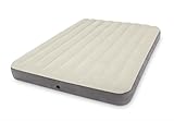 Intex Queen Single High Airbed, Vinyl, Grey, 152 x 203 x 25 cm