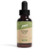 Vitamin D3 + K2 Tropfen Hochdosiert – 1000 IE D3 & 30 µg K2 MK7 pro Tropfen – 50 ml (100 Portionen) – Premium Qualität mit K2VITAL® – Ohne Zusatzstoffe – Made in Germany