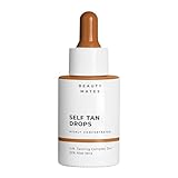 Self Tan Drops (30ml) – Selbstbräuner für eine sofortige & fleckenfreie Bräune – zum individuellen Mischen mit der Tagespflege – mit Aloe Vera & Melanin – vegan - by Beauty Mates
