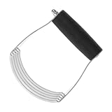 TOPBATHY Mixer Aus Edelstahl Handbetriebene Konditormischungen Stampfer Gebäckmixer Schneebesen Teigmischer Handwerkzeug Knetmaschine Siebe Für Die Küche Backutensilien Mehlsieb Black
