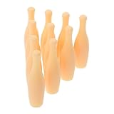 WOONEKY 10 Stück Kinder Bowling Tisch Puppenhaus Bowling Pin Bowling Spiel Kinder Kleinkind Bowling Kugeln Kinder Bowling Spiel Mini Bowling Kugeln Kinder Bowling Set Spielzeug