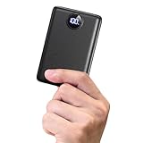 Power Bank, 22.5W Mini PowerBank 10000mAh(USB-C Input & Output), PD 3.0 QC 3.0 Externe Handyakkus mit LED Display, Kompatibel mit iPhone 17 16 15 14 13