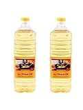 Pamai Pai® Doppelpack: 2 x 1 Liter reines Erdnussöl Erdnußöl Peanut Oil Erdnuss Öl Holland