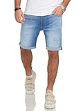 JACK & JONES Infinity Herren Jeans Shorts Rick Bermudas Used Look (as3, Alpha, x_l, Regular, Regular, Light Blue Denim / 2)