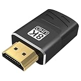 GARIOUANS Extender Adapter Male zu Female Connector Verlängerungskabel TV Receiver Adapter Aluminiumgehäuse Kompatibel mit TV Laptop Monitor Projektor