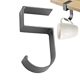 Kustimantu Handtaschen-Cliblon, Taschenbügel für Tisch | Crimper auf dem Rucksackhalter, tragbarer Haken in 5 Form, schwerer Organizer, Aufbewahrungswerkzeug aus Metall, spart für das Zimmer