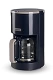 Ariete 1394 Breakfast Kaffeemaschine mit Dauerfilter 1,5 L für 12 Tassen, dunkelblau