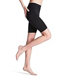 FALKE Damen Oberschenkel-Shapewear Cellulite Control W PA Blickdicht gegen Cellulite 1 Stück, Schwarz (Black 3009), M-L