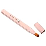 PACKOVE Lippenpinsel Make Up Pinsel für Tragbarer und Kompakter Lippenbürste zum Auftragen und Mischen von Lippenprodukten Einfach zu Reinigen Verstauen