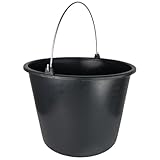 Baueimer 20L mit Skala Wassereimer Mörteleimer Kübel für Baustelle und Garten (1 Stück, 20 Liter)