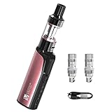 VAPTIO Cosmo Kit Elektronische Zigarette 1500 mAh 30W Power Vape Kit, Starter Kit mit 2,0 ml Cosmo Tank 2 Stück Cosmo Spule,No E Liquid No Nicotine (gold)