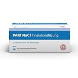PARI Kochsalzlösung zum Inhalieren für Kinder und Erwachsene – 60 Ampullen á 2,5ml NaCl 0,9 Inhalationslösung - Steril und ohne Konservierungsstoffe