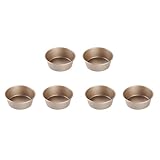 Giwnhvx 6 Stück Backform für Hamburger Kreis Schablone Kasserolle aus Stahl Kugel Kuchenform Toaster Backformen Kit für Pizza Backen