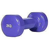 Sport-Tec Fausthantel, Gymnastikhantel, Vinylhanteln, Aerobic, Pilates, Workout, Muskel Training, Fitness Hanteln aus Vinyl, Stück