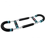 huipeng Armtrainer Biegehantel U-förmige Brustarm Expander Verstellbarer Twister Armtrainer,Brustmuskelstab,für Brust,Schulter,Unterarm,Bizeps und Armformt den perfekten Körper.（Blau 50kg）