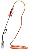ROTHENBERGER Industrial 2teiliger Anwärmbrenner ECO Piezo inkl. 5 m Propangasschlauch & Piezo-Zündung | Unkrautvernichter | Brenner | Gasbrenner | Abflammgerät | Dach- und Bitumenbahnen | 1500004926