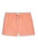 Calvin Klein Herren Badehose Medium Drawstring Mittlere Länge, Orange (Clay Pink), 4XL