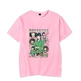 OUHZNUX Anime The Apothecary Diaries T-Shirt 2D Niedlicher Druck Kurzarm Frauen Männer Sommer T Shirts Bequeme Weiche Shirts Lose Tops XXS-4XL-Navy Blue||4X_l