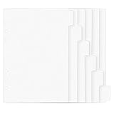 6pcs Clear Acrylic 6 Punches Löcher Binder Trenner 6 Löcher Stanzteiler Für Ringe Binder Journal Planer Notebook Professioneller Planer