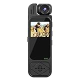GNURBDILFO 1080P HD Mini-Kamera - Tragbare Digitale Videorecorder-Kamera mit Infrarot-Nachtsicht, Kompakter Sport-DV-Camcorder,A