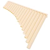 DRESSOOS 1 Set Professionelle 18-rohr-panflöte Tragbare Panflöte Für Anfänger (beige)