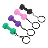 Beaupretty 4 Stück Abnehmbarer Metall Hantel Anhänger für Gym Büro und Zuhause Fitness Accessoire für Sportbegeisterte