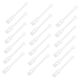 ARTSEWPLY 35 Stück Teiliges Transparente Weiche und Flexible Dauerwelle Haargummis für Lockenwickler Elastische Stylingbänder für Schonendes Frisier Ergebnis bei Frauen