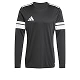 Adidas Men's SQUADRA25 Jersey Long Sleeve, Black/White, XL