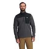 Outdoor Research Herren Trail Mix Fleece Quarter Zip Pullover, Sturm, XX-Large