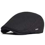 EKMTBJXY Schiebermütze Baskenmütze Herren Schirmmütze Baumwolle Barett Newsboy Driving Cabbie Cap Flatcap